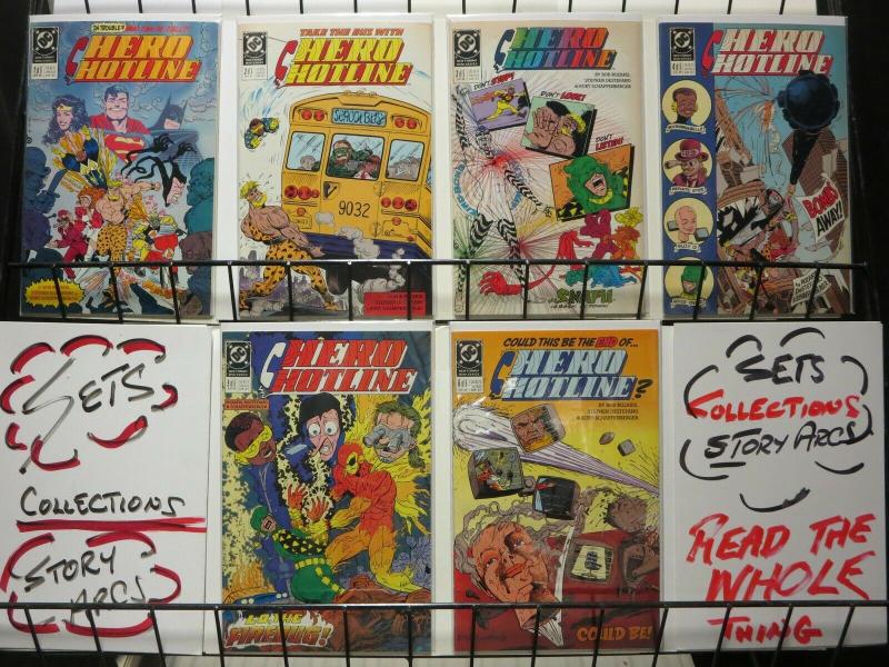 HERO HOTLINE 1-6 wacky super heroes - complete series!