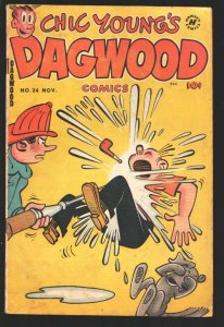 Dagwood #24 1952-Harvey-Chic Young's Blondie series-Firefighter cover-Popeye ...