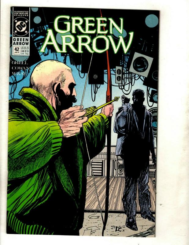 Lot Of 12 Green Arrow DC Comic Books # 38 39 40 41 42 43 44 45 46 48 49 50 JF30