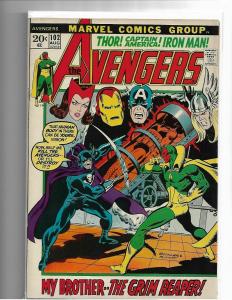 AVENGERS #102 - VF - MID GRADE BRONZE AGE CLASSIC ISSUE - MARVEL 