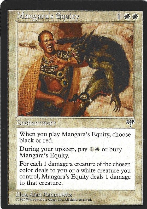 Magic the Gathering: Mirage - Binding Agony