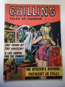 Chilling Tales of Horror Vol 1 #4 (1970) VG Condition moisture stains bc