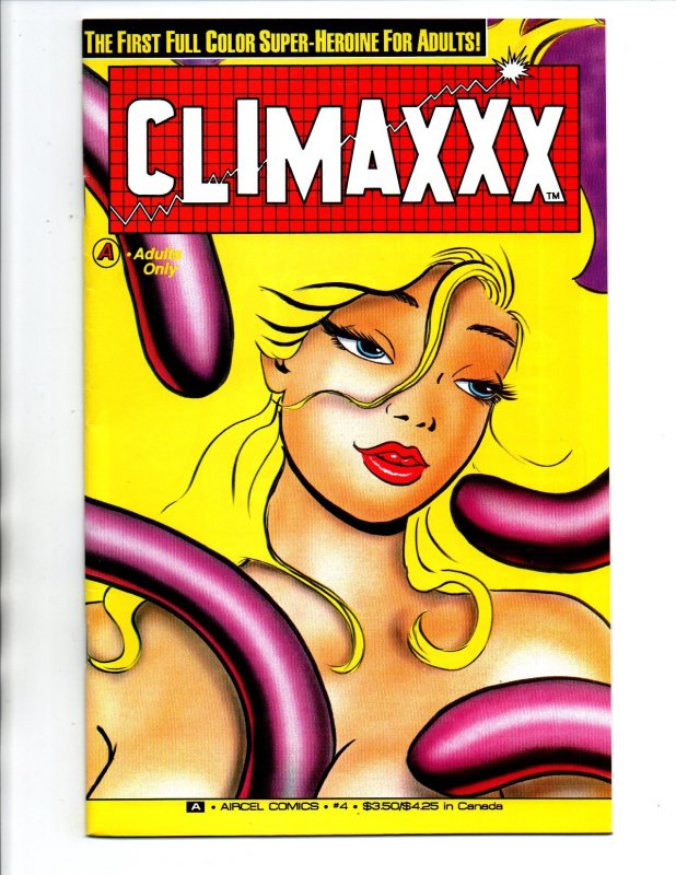 Climaxxx #1 2 3 & 4 Set - superheroine parody - Aircel - VF