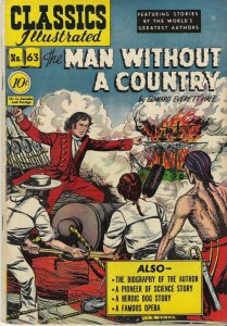 Classics Illustrated #63  original  1949   VG+ 4.5