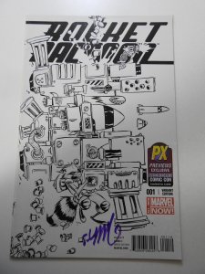 Rocket Raccoon #1 2014 SDCC PX Exclusive Variant by Skottie Young Signed! No COA