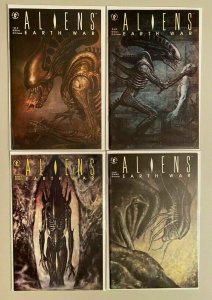 Aliens Earth War comic set #1-4 all 4 different books 6..0 FN (1990)