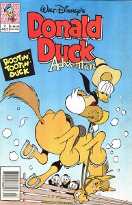 DONALD DUCK ADVENTURES (1990 Series)  (WALT DISNEY) #2 NEWSSTAND Very Good