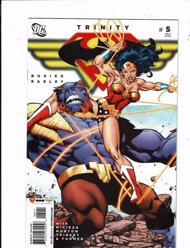 8 Trinity DC Comics # 2 3 4 5 6 7 8 9 Batman Wonder Woman Superman Flash J212