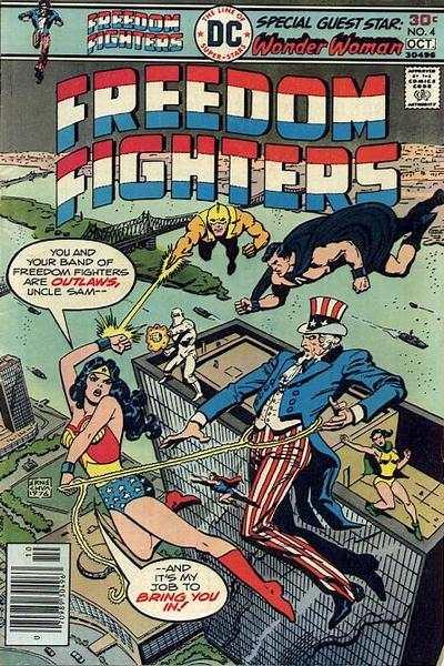 Freedom Fighters (1976 series) #4, VF (Stock photo)