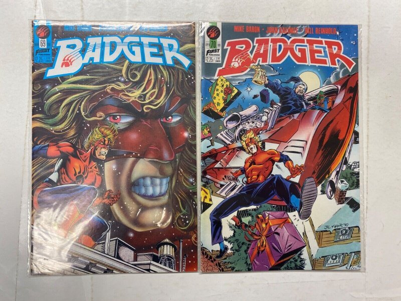4 Badger FIRST comic books #67 68 69 70 14 KM41