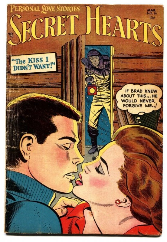 Secret Hearts #26 comic book 1955-  DC Romance Golden Age vg