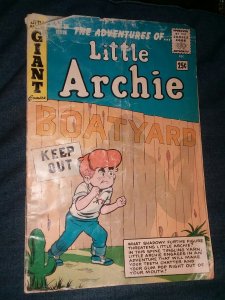 LITTLE ARCHIE #27 Giant comics vg mlj series magazine mystery classic issue