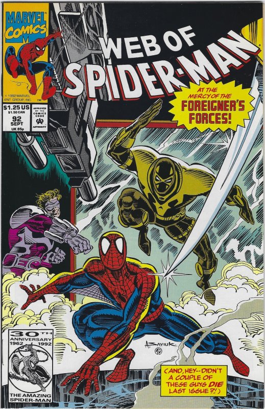 Web Of Spider-Man #92