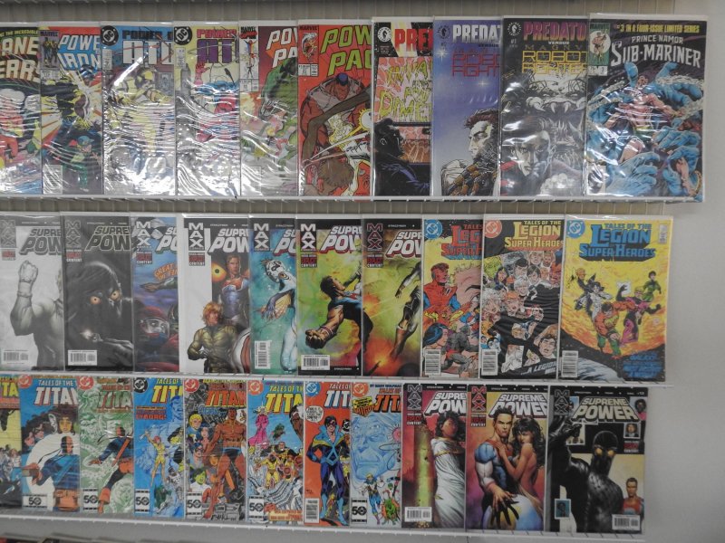 Huge Lot of 140+ Comics W/ New Teen Titans, Superman, Superboy Avg. VF- Cond.