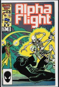 Alpha Flight #35 (1986) Alpha Flight