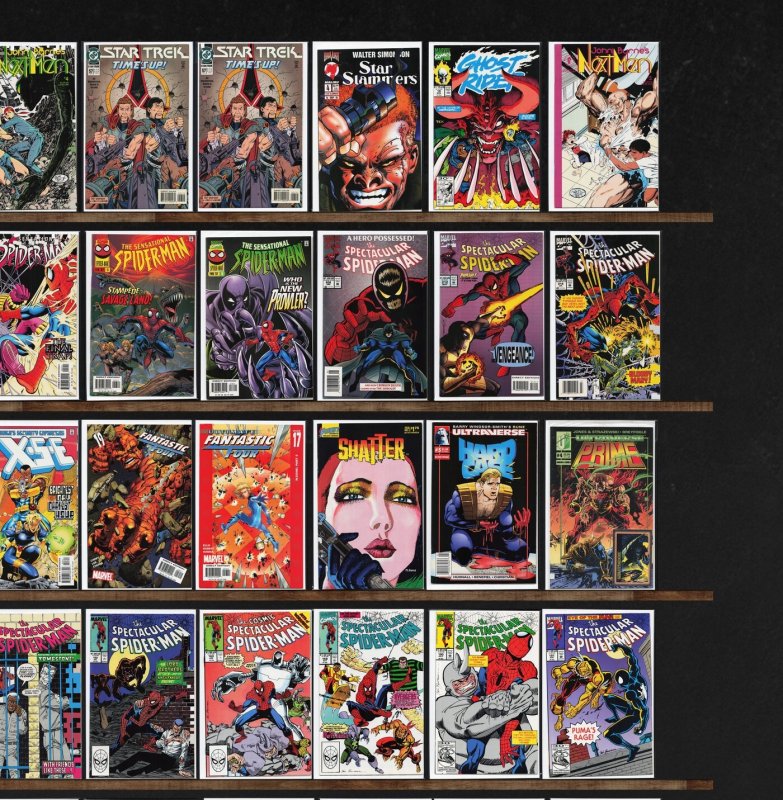 Huge Lot 140+ Comics with The Spectacular Spider-Man, Ghost Rider & More!