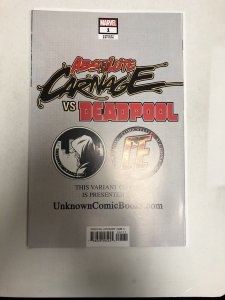 Absolute Carnage VS Deadpool  # 1 (NM) Tyler Kirkham Virgin Edition Variant CE