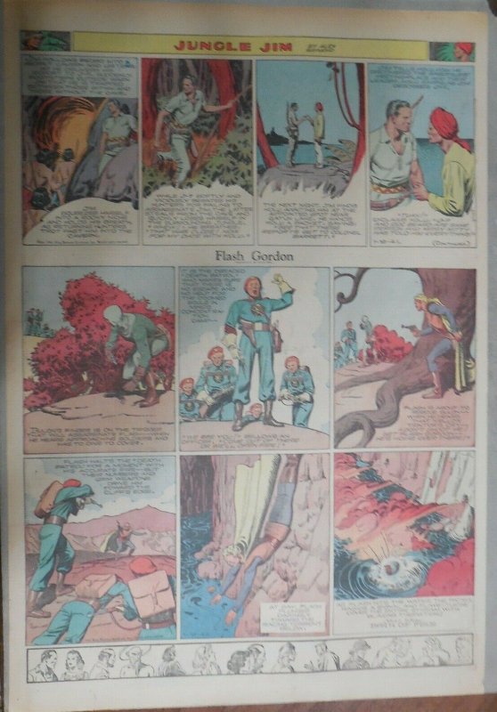 Flash Gordon Sunday by Alex Raymond from 1/19/1941 Large Full Page Size !