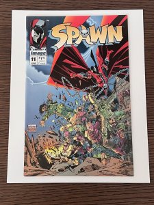 Spawn #11 (1993). NM-. Miller script. Darrow poster included.