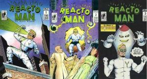 REACTO MAN (1987 B) 1-3  the COMPLETE series!