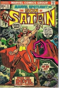 Marvel Spotlight #13 ORIGINAL Vintage 1974 Marvel Comics Son of Satan 1st Marduk