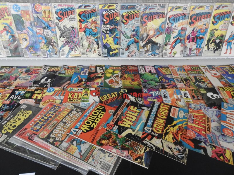 Huge Lot of 170+ Comics W/ Superman, JLA, Super Friends! Avg. FN