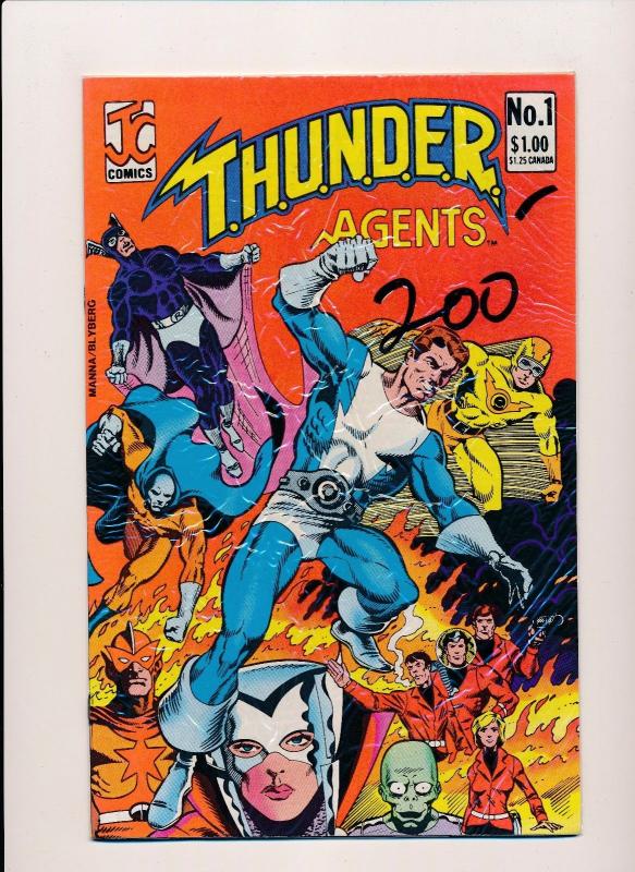 JC Comics SET OF 2-T.H.U.N.D.E.R. Agents #1-2 VERY FINE+ (SRU658)