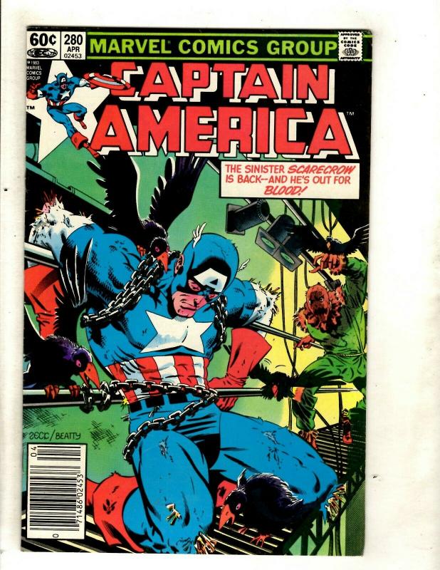 8 Captain America Marvel Comics 229 265 269 270 274 275 280 + Annual # 5 RM1