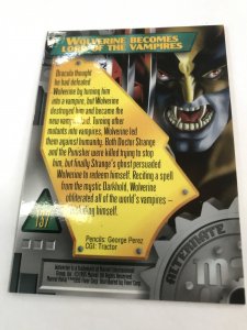 VAMPIRE WOLVERINE #137 card: Marvel Metal 1995 Fleer Chromium; NM/M, X-Men, base