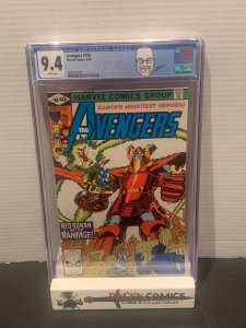 Avengers # 198 CGC 9.4 Marvel 1980 George Perez Custom Label GC1