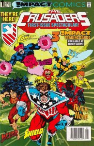 Crusaders, The #1 (Newsstand) VG ; Impact | low grade comic Mark Waid Comet Fly 