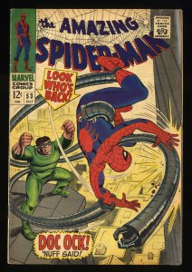 Amazing Spider-Man #53 VG/FN 5.0 Doctor Octopus Appearance!