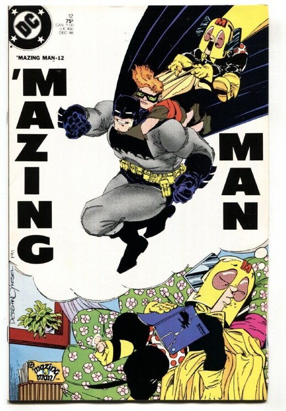 'Mazing Man #12 1986-Carrie Kelly cover-Batman-DC comic book