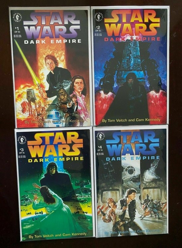 Star Wars Dark Empire Set #1-4 (1992) VF 8.0