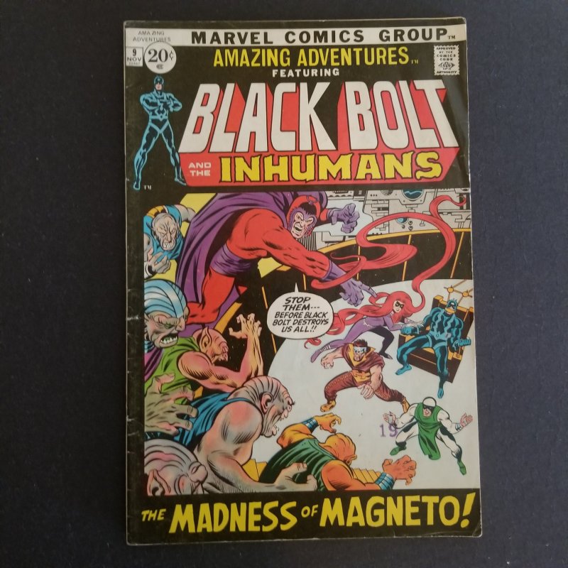 Amazing Adventures #9-Featuring Black Bolt & the Inhumans