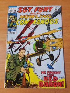 Sgt. Fury #76 ~ FINE - VERY FINE VF ~ (1970, Marvel Comics)