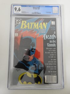Batman #426 (1988) CGC 9.6! White Pages!