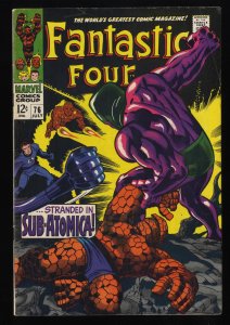 Fantastic Four #76 FN- 5.5 Marvel Comics
