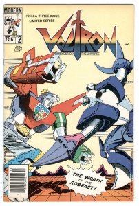 VOLTRON #2 (1985) DEFENDERS of the UNIVERSE Modern Comics Newsstand Variant 