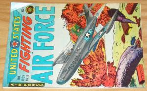 U.S. Fighting Air Force #12 FN- january 1955 - golden age superior comics war
