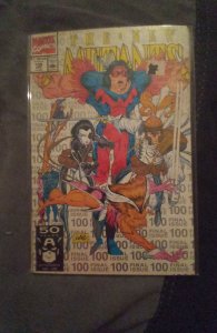 The New Mutants #100 Second Print Cover (1991) New Mutants 