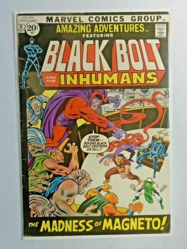 Amazing Adventures #9 Black Bolt Inhumans 2nd Series 3.5 (1971)