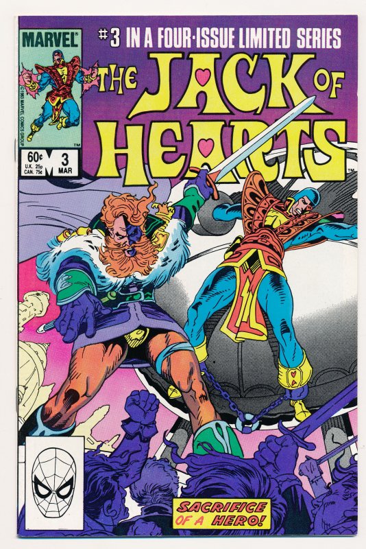 Jack of Hearts (1984) #1-4 VF Complete series