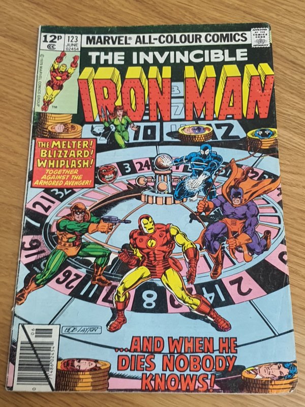 Iron Man #123 British Variant (1979)