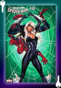 Amazing Spider-Man #10 Campbell Key Variant (2019) Black Cat/Felicia Hardy Peter