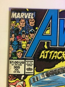 Avengers #305 VF Attack of the Lava Men Marvel Comics Thor She-Hulk Captain