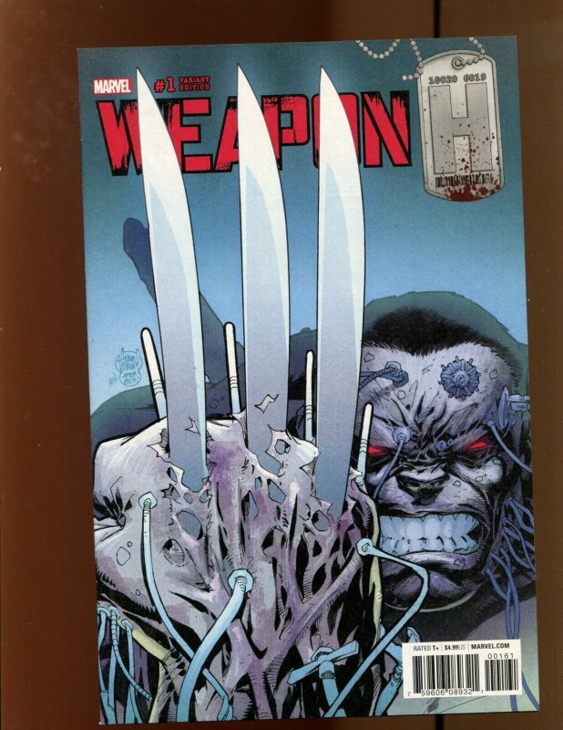 Weapon H #1 - FOUR PIECES/TWO VARIANTS/ADAM KUBERT COVER ART! (9.0/9.2) 2018