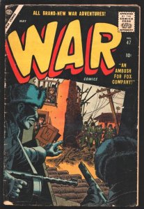 War Comics #47 1957-Atlas-Korean War story-Gene Colon-WWII story-Joe Sinnott-...
