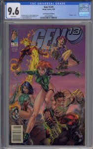 GEN 13 #1 CGC 9.6 $2.50 NEWSSTAND EDITION 9020