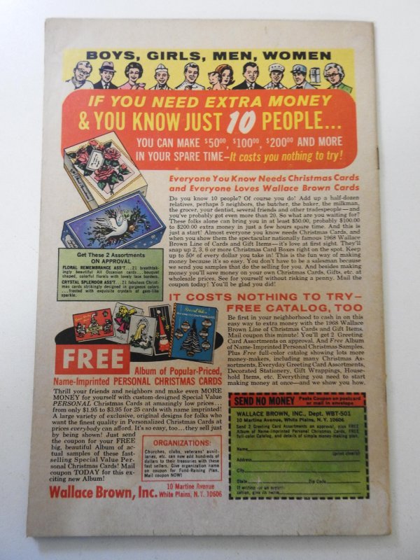 The Incredible Hulk #107 (1968) GD/VG moisture damage, rust on bottom staple